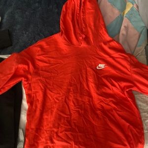 Orange Nike hoodie